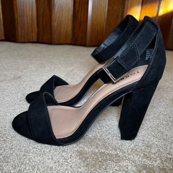 Torrid Two Strap tapered Heel Sandal Size 8 - Picture 3 of 5